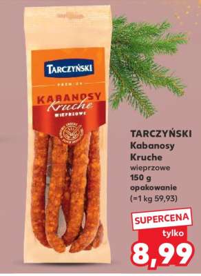 TARCZYŃSKI Kabanosy Kruche wieprzowe