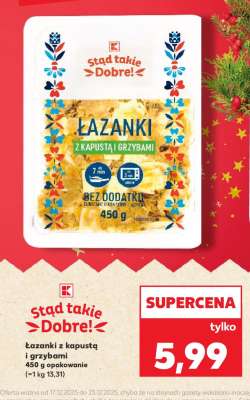 Łazanki z kapustą i grzybami