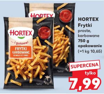 HORTEX Frytki proste, karbowane
