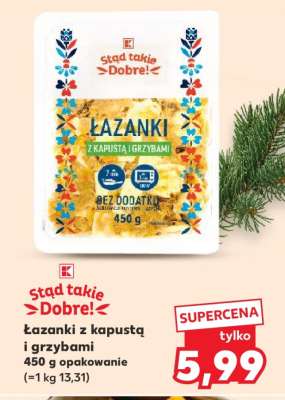 Łazanki z kapustą i grzybami