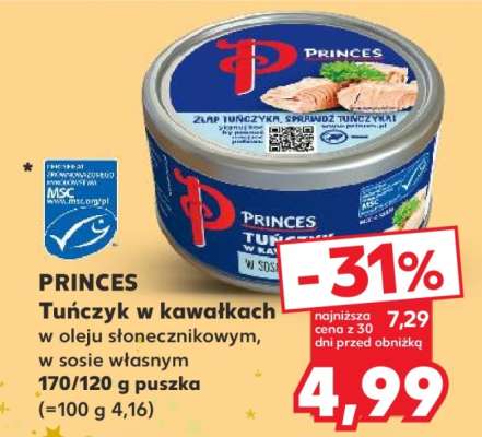 PRINCES Tuńczyk w kawałkach