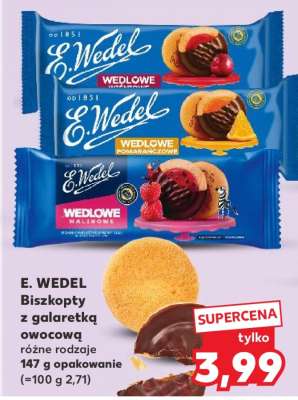 E. WEDEL Biszkopty z galaretką owocową