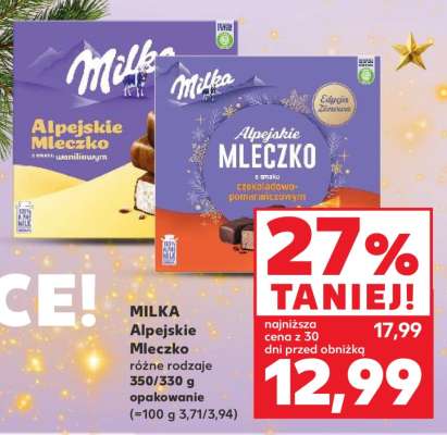 Milka Alpejskie Mleczko