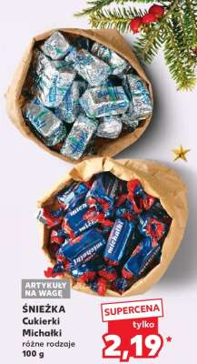 ŚNIEŻKA Cukierki Michałki różne rodzaje 100 g