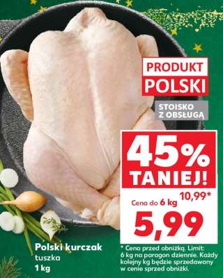 Polski kurczak tuszka 1 kg
