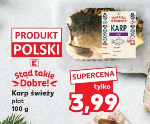 Karp świeży płat