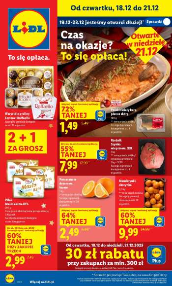 Gazetka Lidl - 18.12.2025 - 21.12.2025.