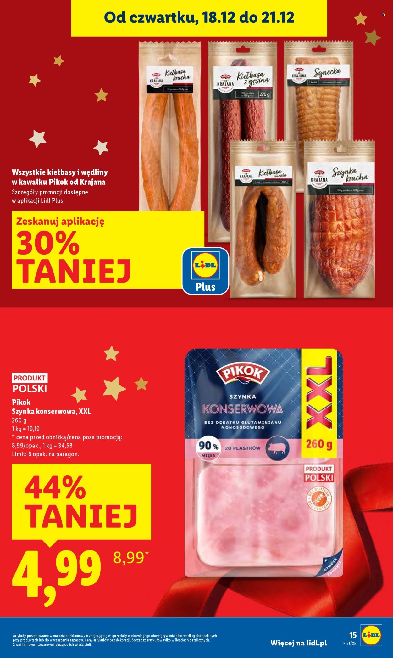 Gazetka Lidl - 18.12.2025 - 21.12.2025. Strona 15