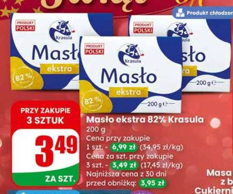 Masło ekstra 82% Krasula