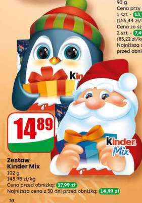 Zestaw Kinder Mix