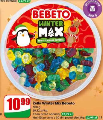 Żelki Winter Mix Bebeto