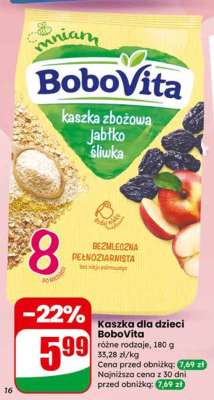 Kaszka dla dzieci BOBOVITA