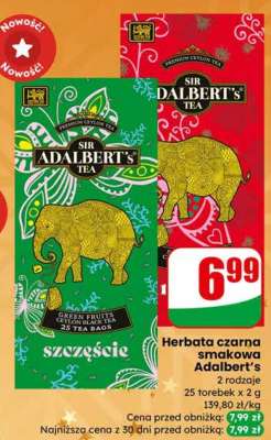 Herbata czarna smakowa Adalbert's
