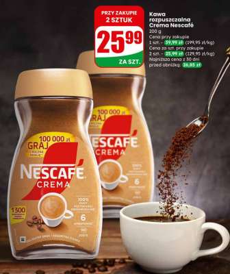 Kawa rozpuszczalna Crema Nescafé