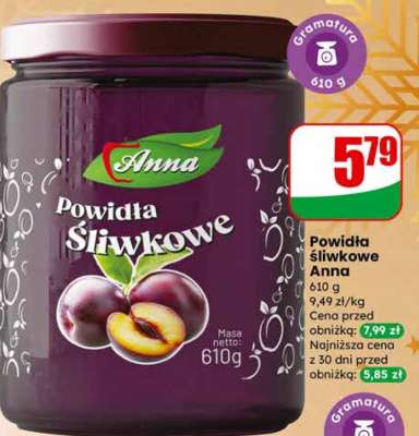 Powidła śliwkowe Anna