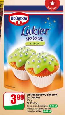 Lukier gotowy zielony Dr. Oetker