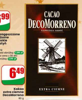 Kakao extra ciemne DecoMorreno