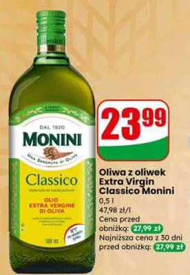 Oliwa z oliwek Extra Virgin Classico Monini
