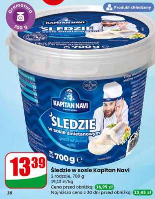 Śledzie w sosie Kapitan Navi
