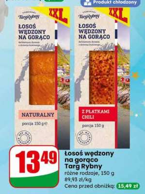 Łosoś wędzony na gorąco Targ Rybny