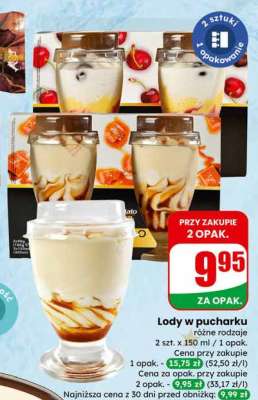 Lody w pucharku