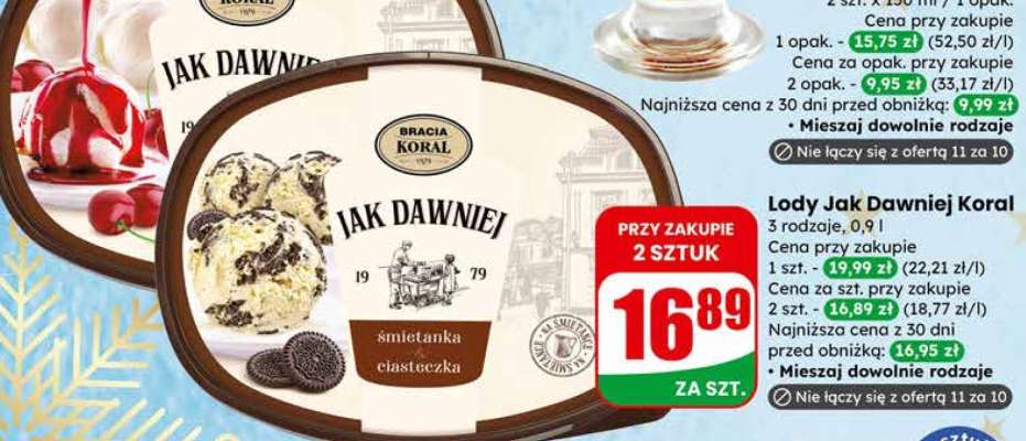 Lody JAK DAWNIEJ KORAL