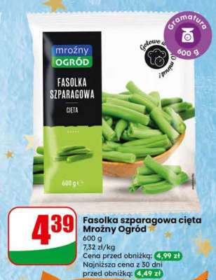 Fasolka szparagowa cięta Mroźny Ogród