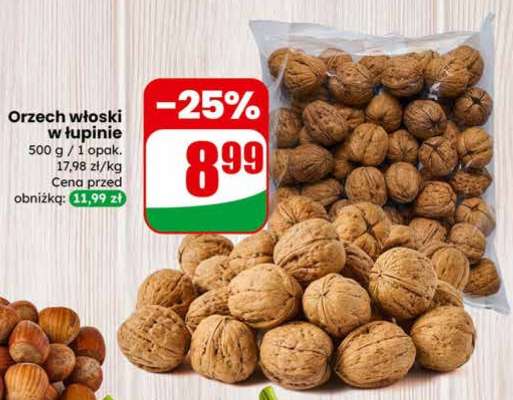 Orzech włoski w łupinie