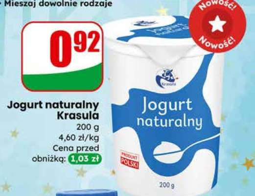 Jogurt naturalny Krasula