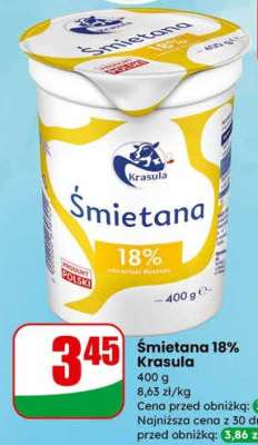 Śmietana 18% Krasula