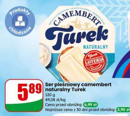 Ser pleśniowy camembert naturalny Turek