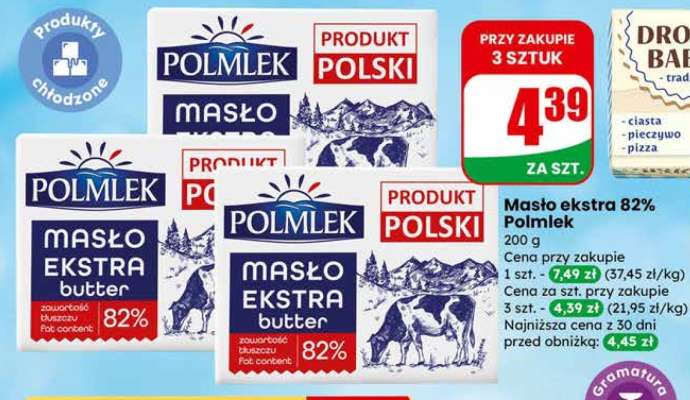 Masło ekstra 82% Polmlek