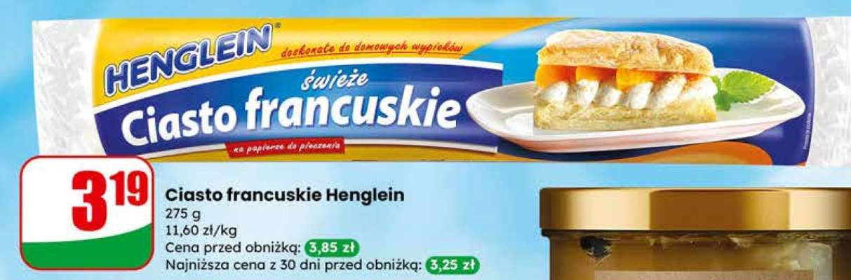 Ciasto francuskie Henglein