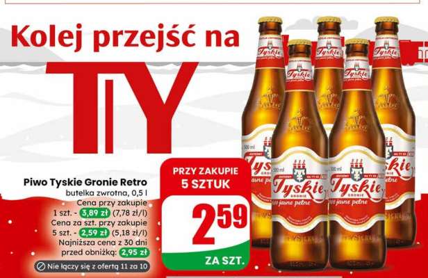 Piwo Tyskie Gronie Retro