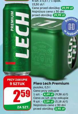 Piwo LECH PREMIUM