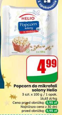 Popcorn do mikrofalí solony Helio
