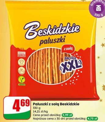 Paluszki z solą Beskidzkie