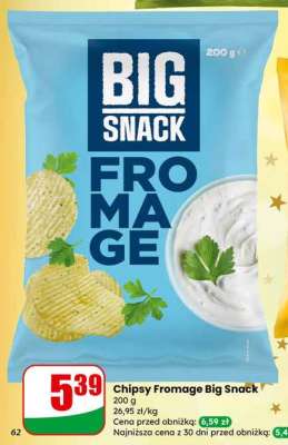 Chipsy fromage Big Snack