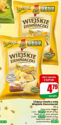 Chipsy masło z solą Wiejskie Ziemniaczki