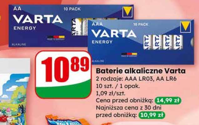 Baterie alkaliczne Varta