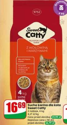 Sucha karma dla kota Sweet Catty