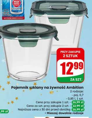 Pojemnik szklany na żywność Ambition