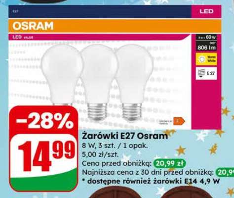 Żarówki E27 Osram