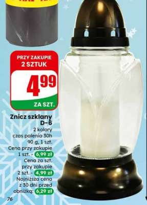 Znicz szklany D-6