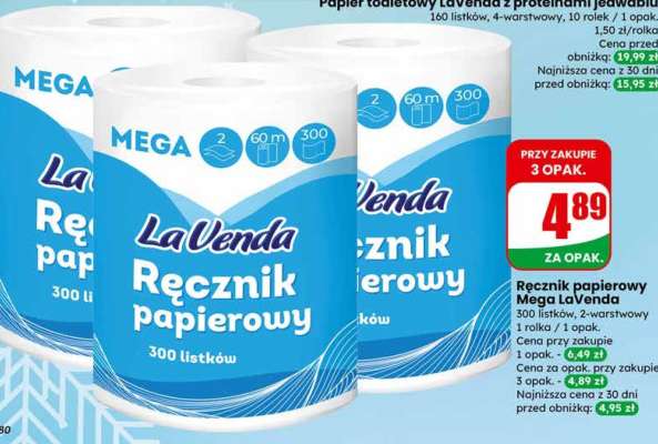 Ręcznik papierowy Mega Lavenda