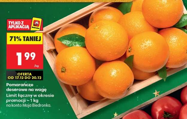 Pomarańcze deserowe na wagę