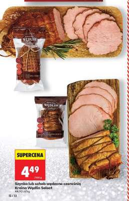 Szynka lub schab wędzone czereśnią Kraina Wędlin Select