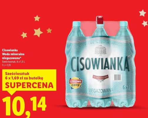 CISOWIANKA Woda mineralna niegazowana