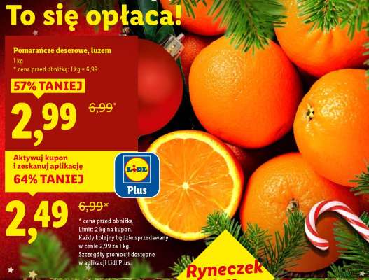 Pomarańcze deserowe, luzem