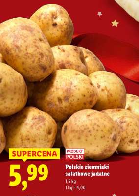 Polskie ziemniaki sałatkowe jadalne